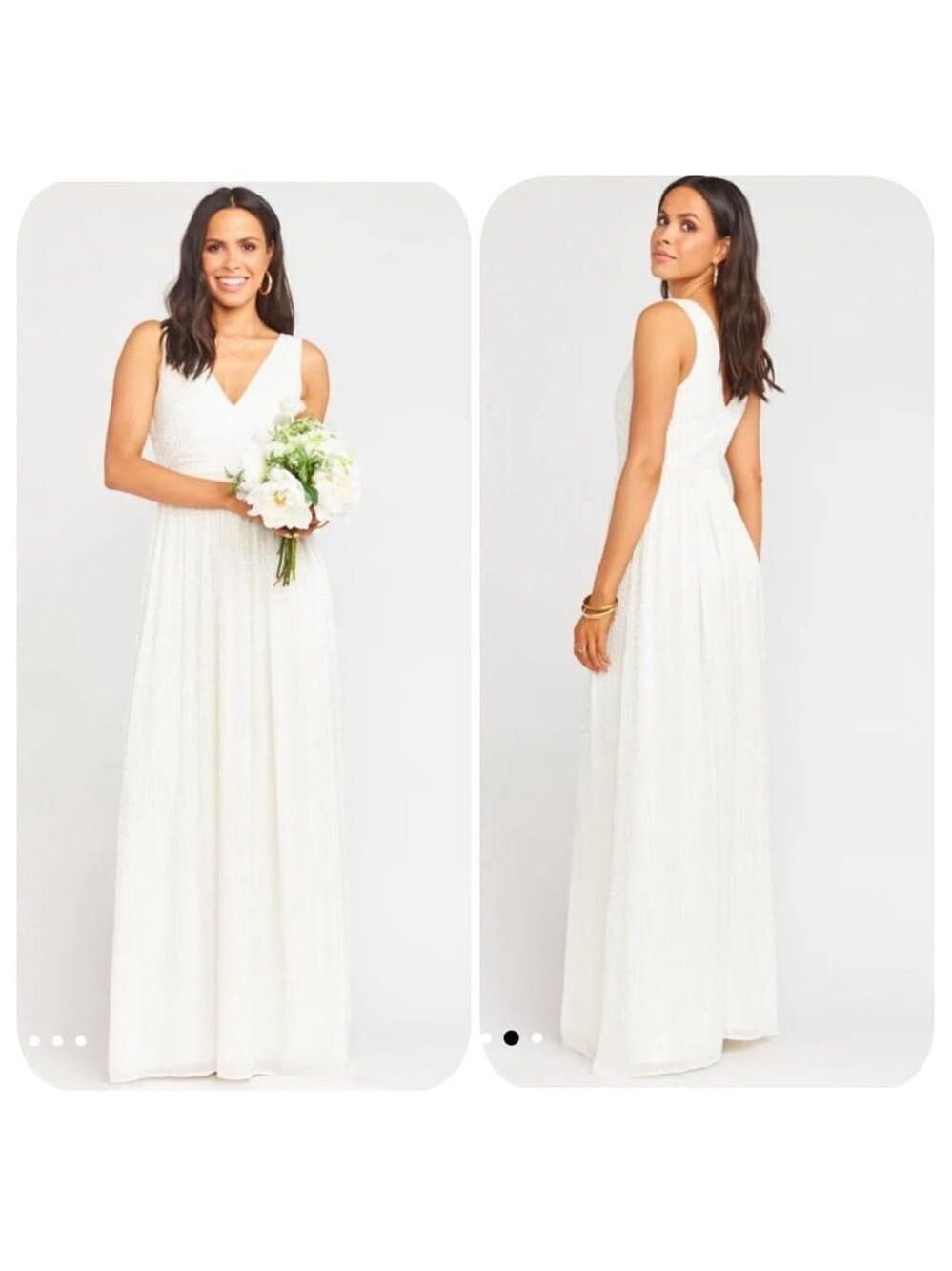 Show Me Your Mumu Grace Beaded Maxi Dress Sz S